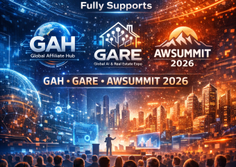 Logo montage for ChamberAIx supporting GAH, GARE, and AWSummit 2026.