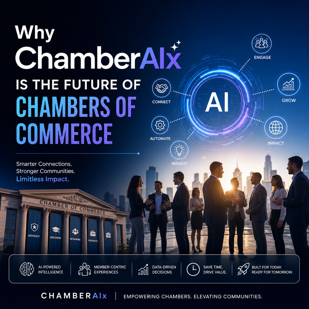 Illustration of Why ChamberAIx Is the Future of Chambers of Commerce